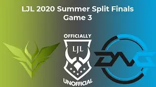 [EN] LJL 2020 Summer Split Finals Game 3 - V3 Esports Vs DetonatioN FocusMe