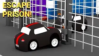 ESCAPE PRISON! - Who is in JAIL? - Cartoon Cars - Cartoons for Kids!
