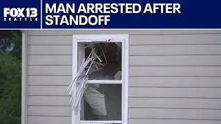 Man digs through floor during Thurston County standoff | FOX 13 Seattle