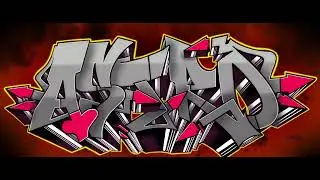 Timelapse Procreate graffiti wildstyle
