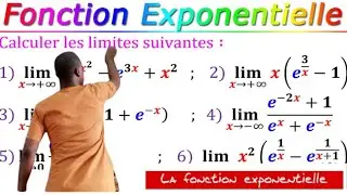 **FONCTION: exponentielle**Calculs de LIMITES**Techniques sur tous les cas possibles