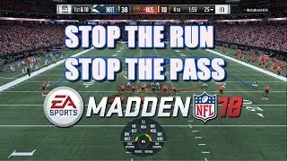 BEST RUN AND PASS DEFENSE IN MADDEN 18:: SHUTDOWN EVERY OFFENSE