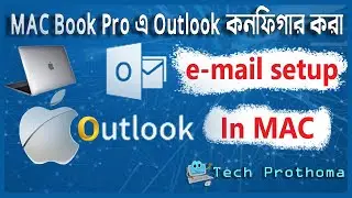 how to setup an email account in outlook for Mac || Outlook mail setup on Macbook pro