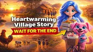 A Day in Village Life 🐶🌾 | Emotional Animated Story That Touches the Heart