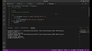 TI2011 - Using raise and assert in Python