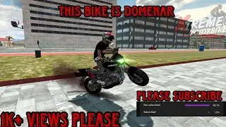 I'm paly xtreme motor bike game whit domenar bike 🏍 😎
