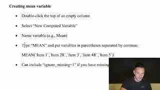 How to Create a Mean (Average) Variable in Jamovi