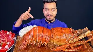 2KG GIANT KING LOBSTER | ASMR MUKBANG SPICY SEAFOOD LOBSTER | ASMR SPICY SEAFOOD BOIL | BIG LOBSTER