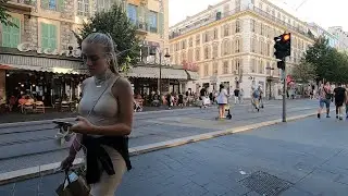 Walking NICE France Shopping Street 2021 - Avenue Jean Medecin - Part2 -Marche Nice Cote'd Azur !!!