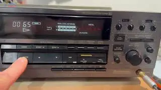 TEAC R-919x at the bench top, during the calibrations