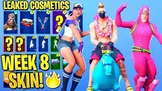 *NEW* All Leaked Fortnite Skins & Emotes..! *WEEK 8 SKIN* (BigFoot,Beach Bomber,Summer Skins)