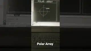 polar Array Auto cad