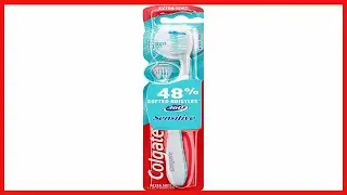 Colgate 360 Enamel Health Sensitive Toothbrush, Compact Head, Extra Soft - Pack of 6
