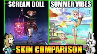 ANGELA SUMMER VIBES SUMMER SPECIAL SKIN EFFECTS VS. SCREAM DOLL SKIN - MLBB SKIN COMPARISON SERIES