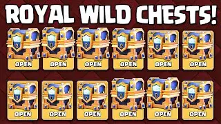 OPENING ROYAL WILD CHESTS in CLASH ROYALE