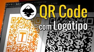 Inkscape: código QR (code) 📱 com logótipo ou outro símbolo