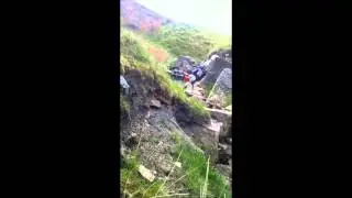 Paul Bolton Trial Bike Face Plant