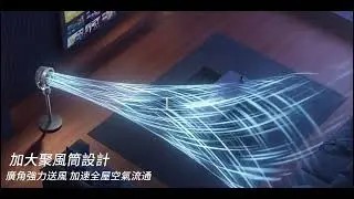 DC聚風空氣循環扇 | 金屬灰