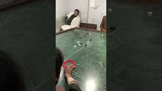 Unbelievable Carrom Shot! 2 coin pot this time