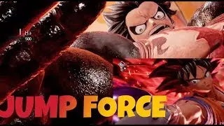 {Gk} JUMP FORCE - Kaioken Goku amd 4th Gear Luffy (E3 Gameplay ) City Environment