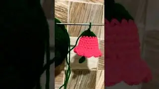 Woolen bell design #artandcraft #howtomakewoolenflower #crochet #flowers #diy #handmade #trending