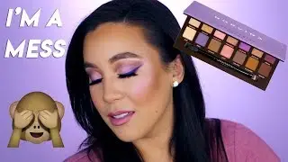 ABH Norvina Palette Tutorial: Pink & Purple Cut Crease Eyeshadow Look