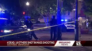 21 people shot, at least 4 dead in mass shooting at Birmingham, Alabama&rsquo;s Five Points South