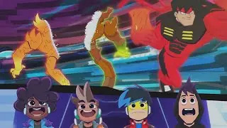 Earth, Fire And FURY! | Akedo Ultimate Arcade Warriors | Power Storm | Cartoons For Kids