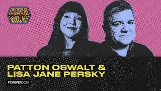 Patton Oswalt & Lisa Jane Persky on a 2015 episode from LA I THE BEST SHOW with Tom Scharpling