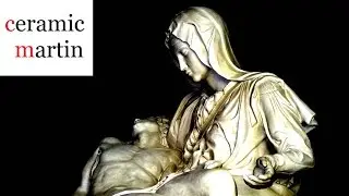 Vatican Pieta ceramic sculpture - making of -