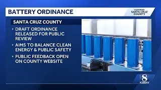 County of Santa Cruz asks public input on battery energy storage systems