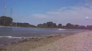 Rhein Wellen Klassiker an der Sandbank