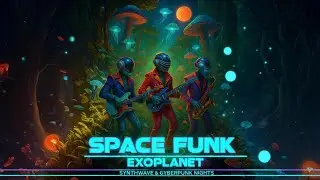 Space Funk on a Diamond Exoplanet &ndash; Cosmic Disco & Synthwave Mix (Groovy Ambience & Alien Worlds)