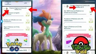 Pesquisa do keldeo shiny Pok&eacute;mon GO Partes 3/7 e 4/7