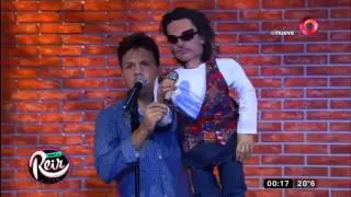 Javier, el ventrílocuo de famosos en Hora de Reír