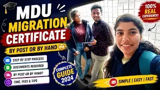MDU University vlog  | Online or Offline Migration which mode is better 🤔