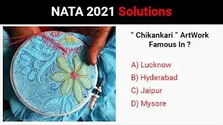 NATA 2021 Anaology Question paper | Solution | Second Attempt - Q62