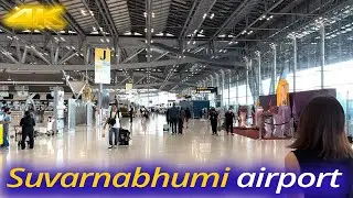 【4K】 🇹🇭 Suvarnabhumi airport, Bangkok Thailand, June 2022