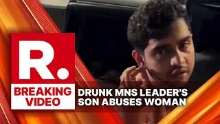 Drunk, Half-Naked MNS Leader's Son Abuses Woman On Mumbai Roads