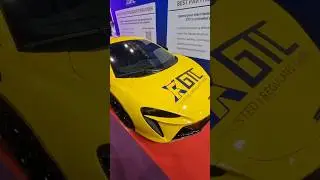 Yellow McLaren Artura Supercar Shines at FOREX Expo 2025 Dubai | FXGT Best Broker