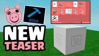 NEW PIGGY BUILD MODE UPDATE TEASER: Decal Block Menu & Decal Block SHOWCASE😱🐷