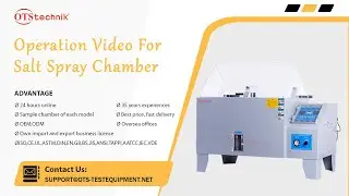 Salt Spray Test Chamber/Salt Spray Test Machine/Salt Spray Cabinet Operation video