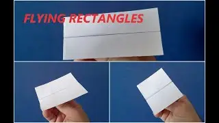 Shocking paper airplanes  36-38. - FLYING RECTANGLES - TUTORIAL