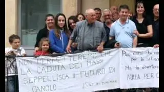 Canolo:  strada interrotta, protestano i cittadini