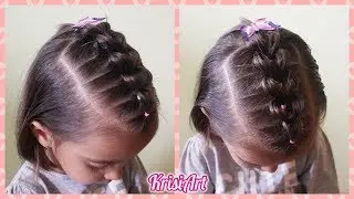 Peinado para BEBES con cabello corto | PEINADOS con cabello suelto para NIÑAS