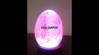 Egg Shaped USB Himalayan Pink Salt Lamp