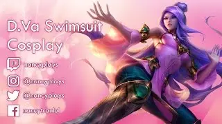 20/04/2017 - Highlight - nancyplays - D.Va Swimsuit Cosplay