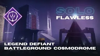 Solo Flawless Legend Defiant Battleground: Cosmodrome - Void Hunter - Season of Defiance - Destiny 2