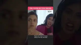Go watch my first ever filter copy video! on @FilterCopy &lsquo;s YT channel😍✨ #sketch #periods #funny