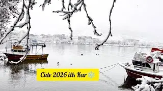 Kastamonu Cide 2026 Yılının İlk Karı ❄️